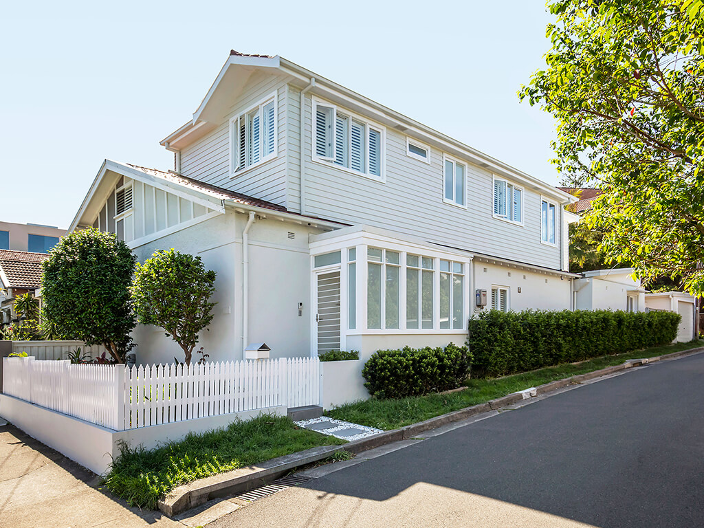 Semi-detached second storey house addition designs